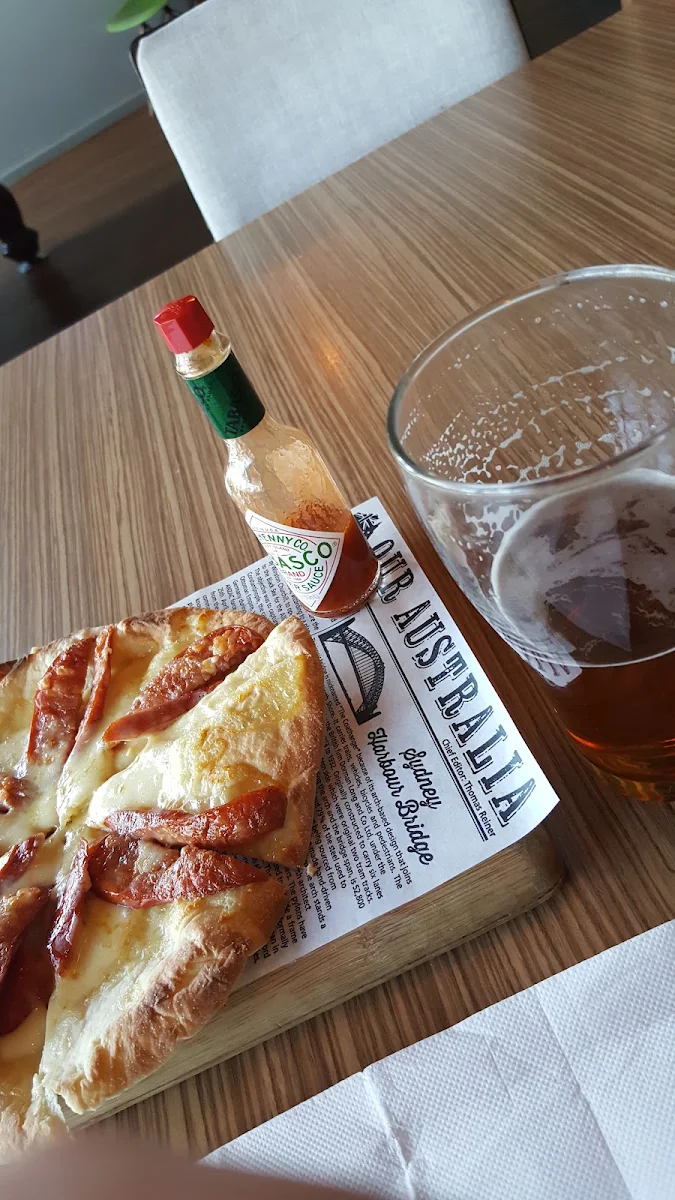 Kransky Flatbread, The Brook Point Cook