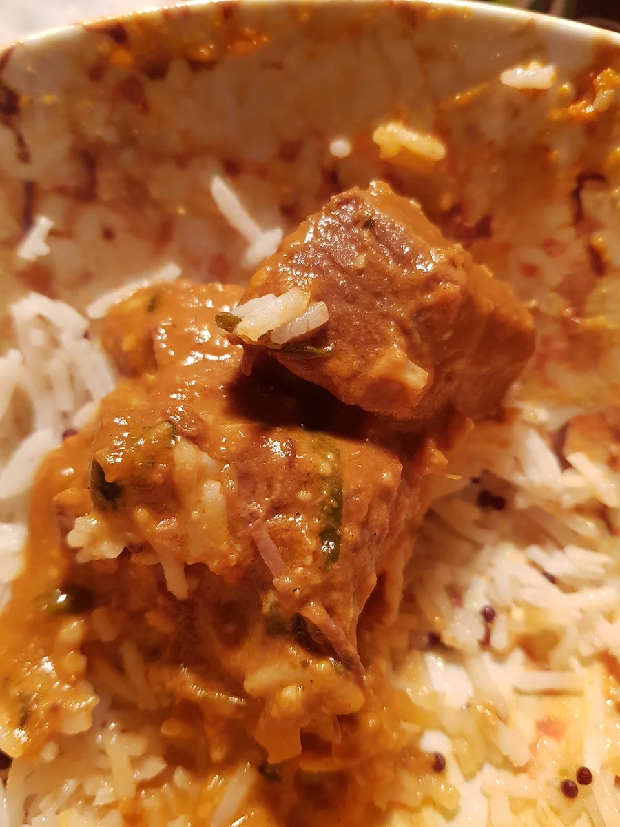 Lamb Korma& Coconut Rice