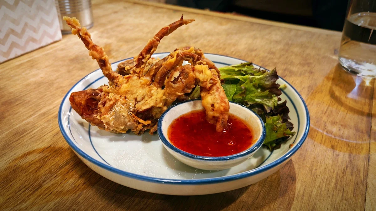 Crispy Soft Shell Crab, Ivory Thai Crows Nest