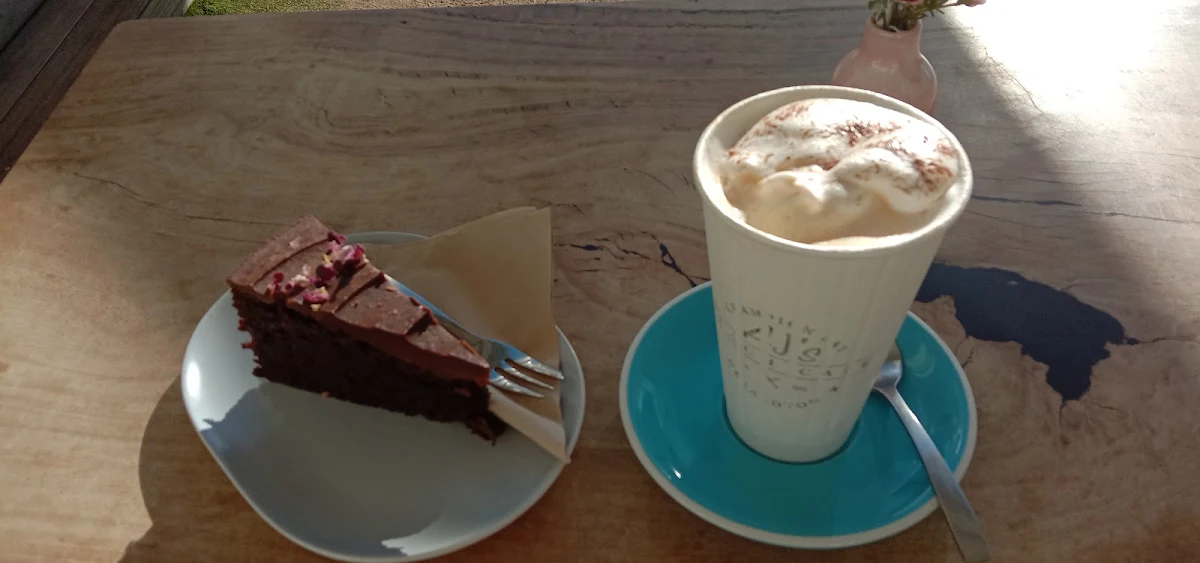 Beetroot Cake, AJ's Beach Cafe