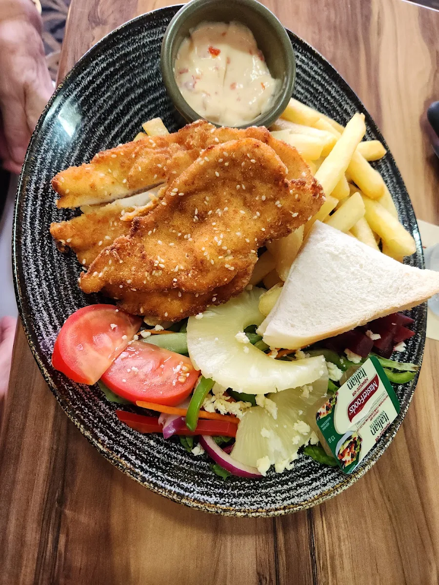 Fish Chips and Salad