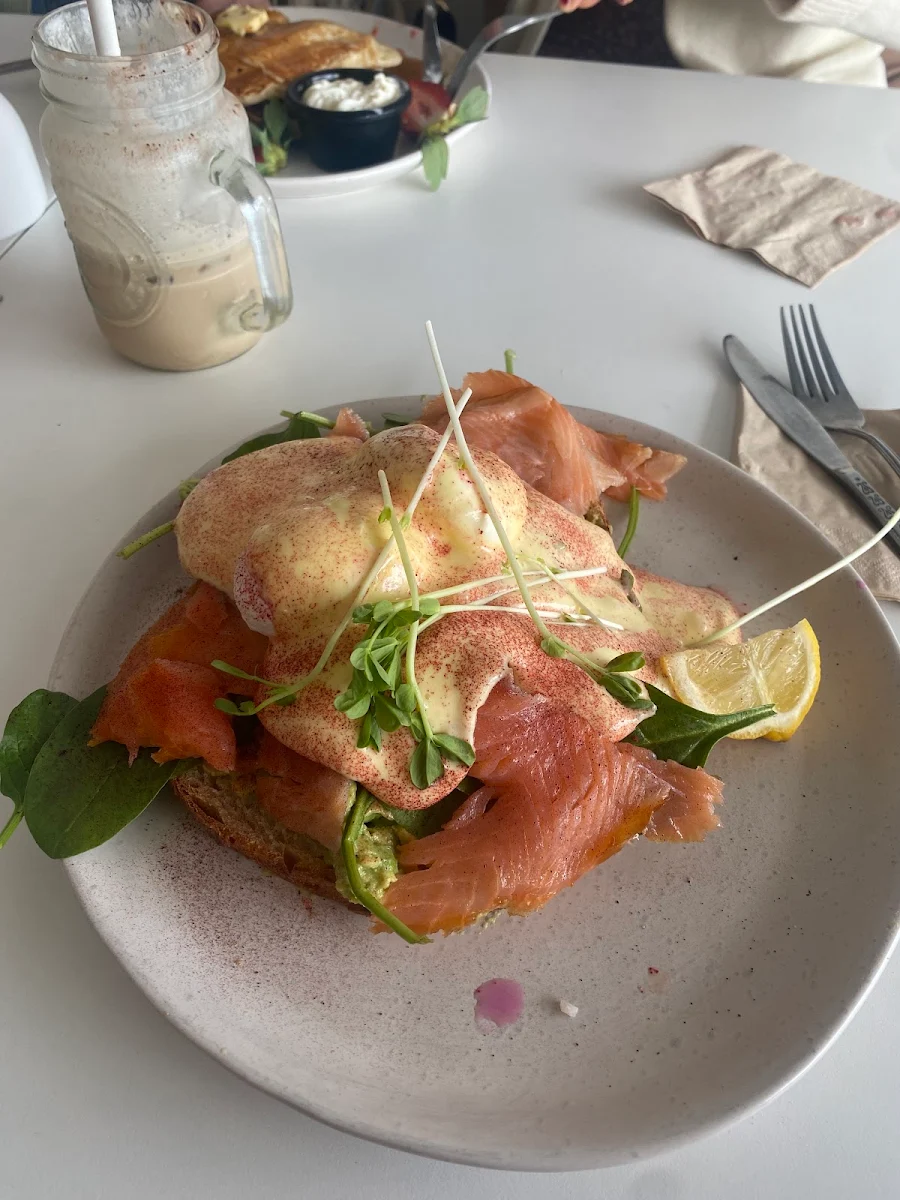 Salmon Eggs Benedict