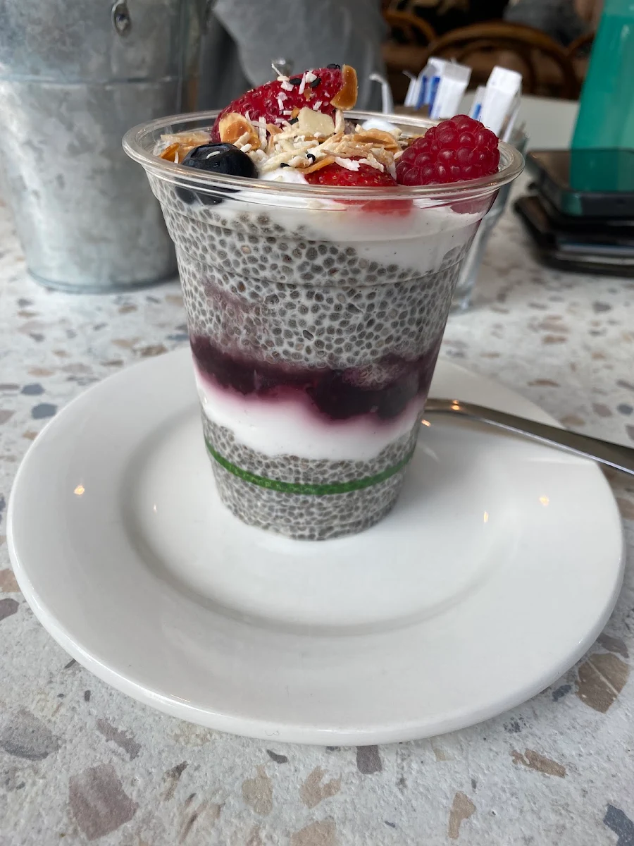 Chia Pudding, The Beach Kiosk Cafe