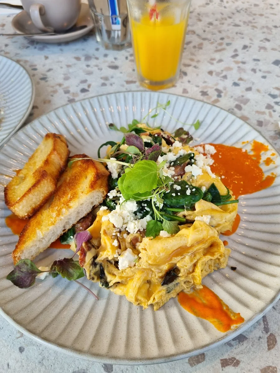 Chilli Scrambled Eggs, The Beach Kiosk Cafe
