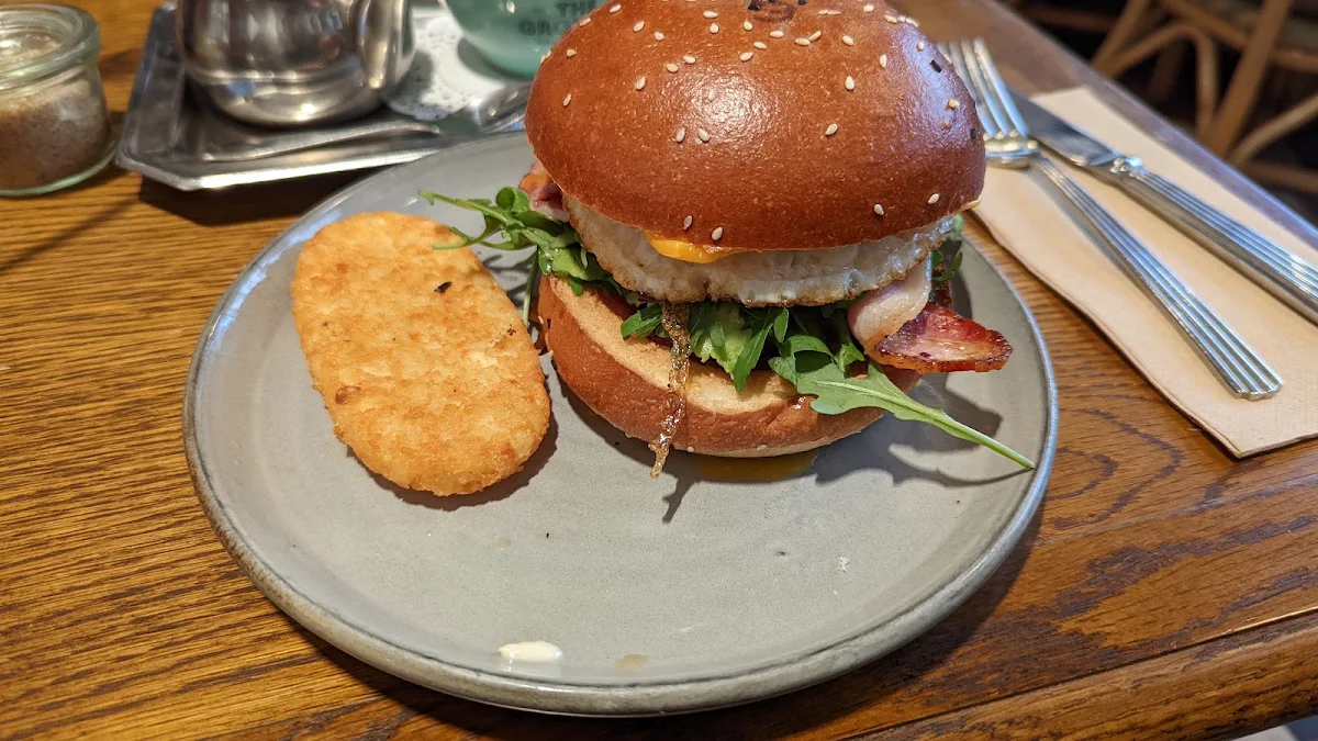 Breakfast Burger, Flower Child Cafe Castle Towers