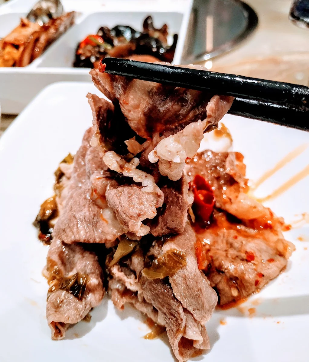 Sliced Beef, Legend Hot Pot Buffet