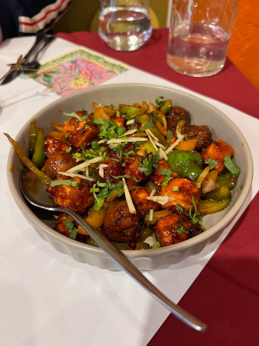 Chilli Soya Chaap, Jugnu Indian Restaurant
