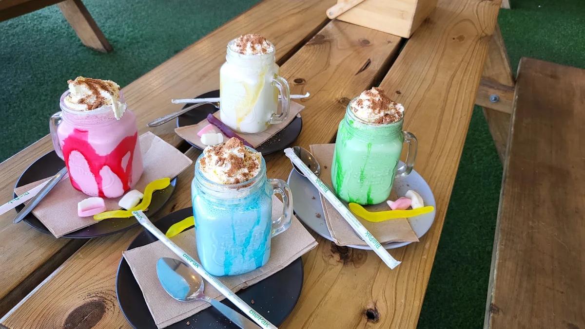 Blue Heaven Milkshake, The Famished Wolf Braeside