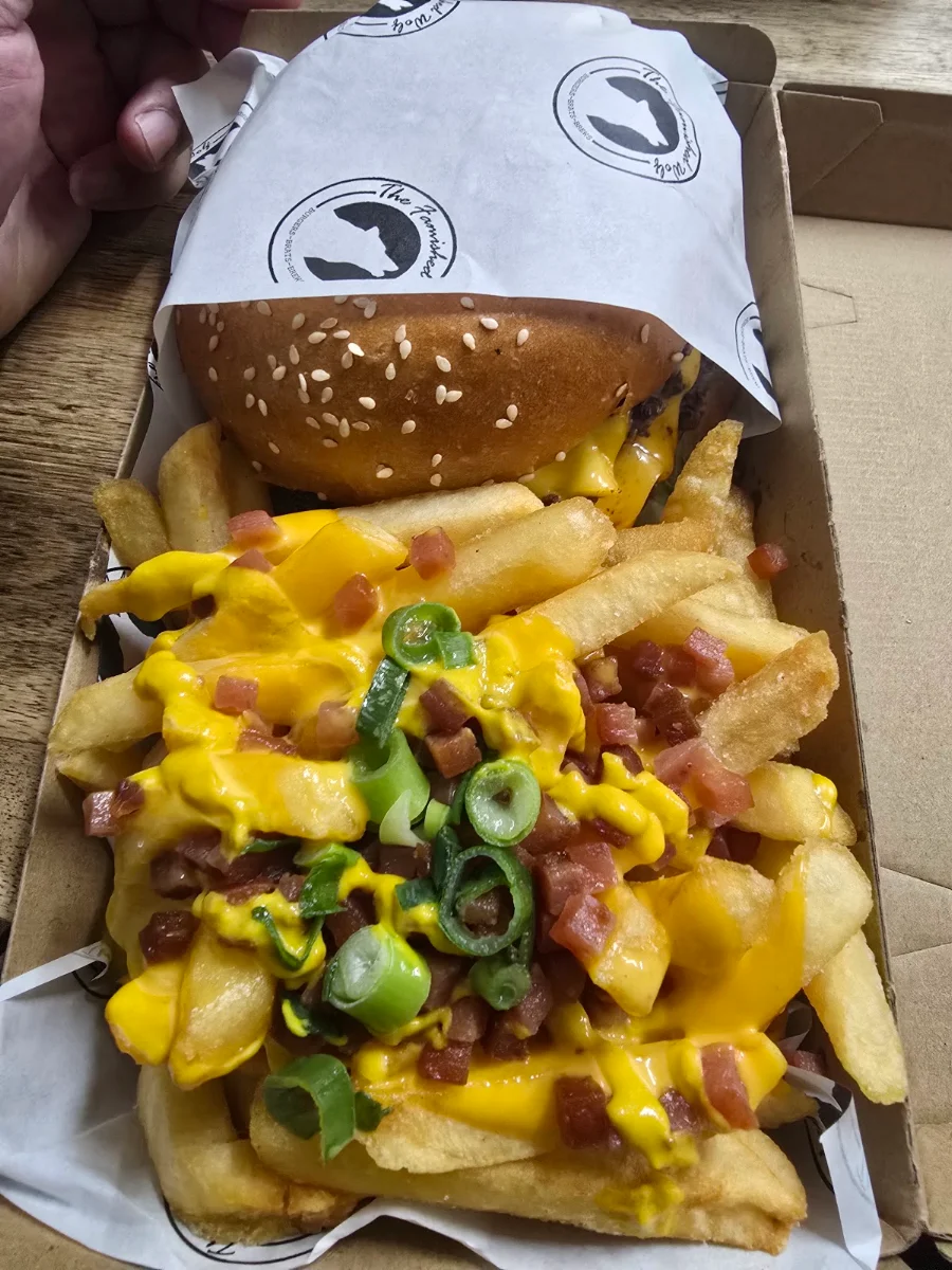 Dirty Double Burger Combo, The Famished Wolf Braeside