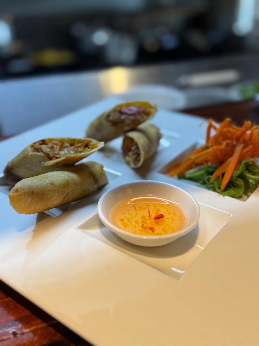 Duck Spring Rolls, Benjamin's house