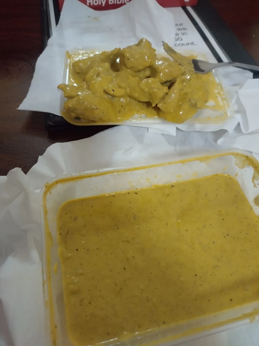 Chicken Pieces in the Korma Are not Edible
