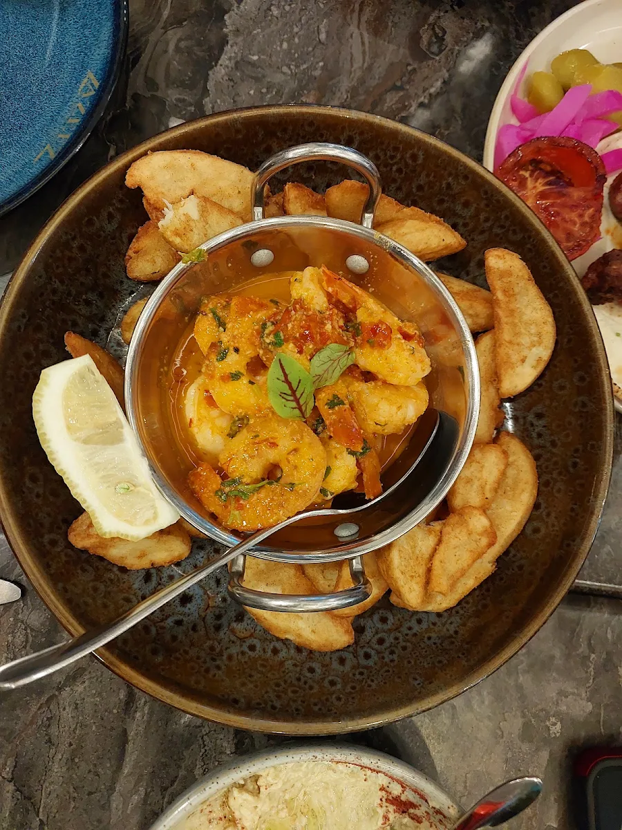 BBQ Prawns Plate, Lazeez Lebanese Cuisine