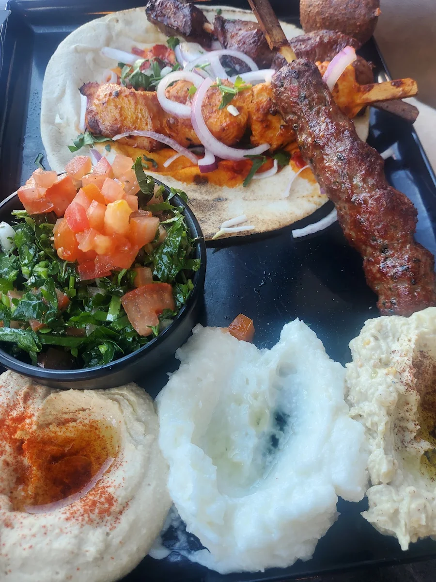 Mixed Grill Platter, Lazeez Lebanese Cuisine