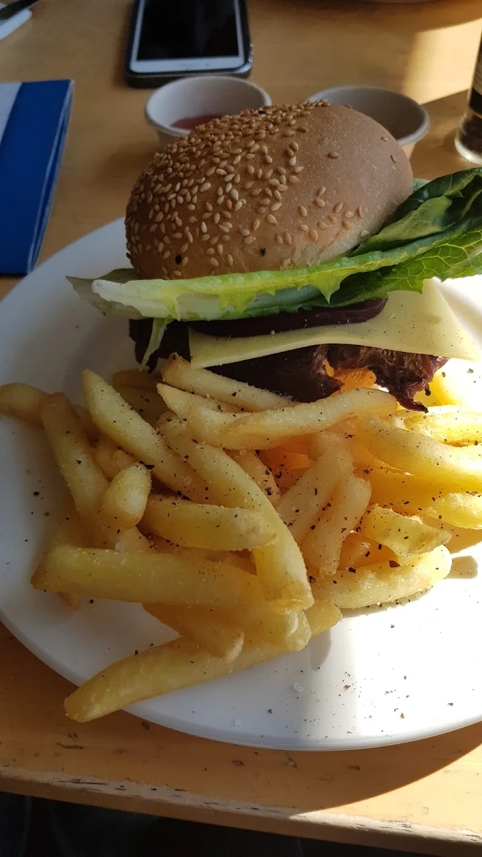 Burger and Fries
