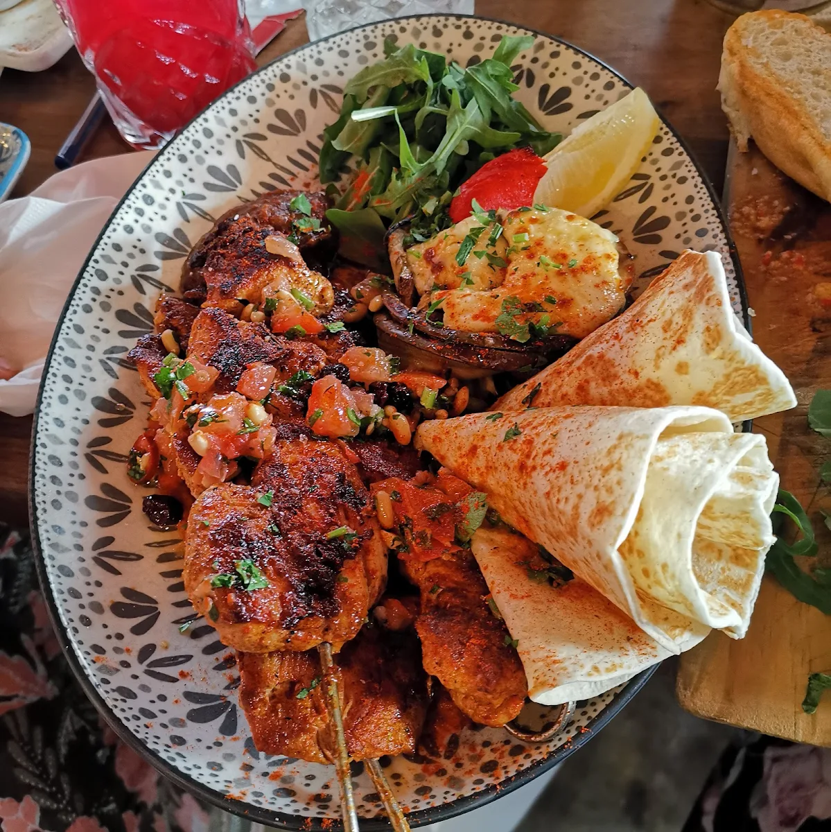Pintxos De Pollo with Grilled Chicken Skewers
