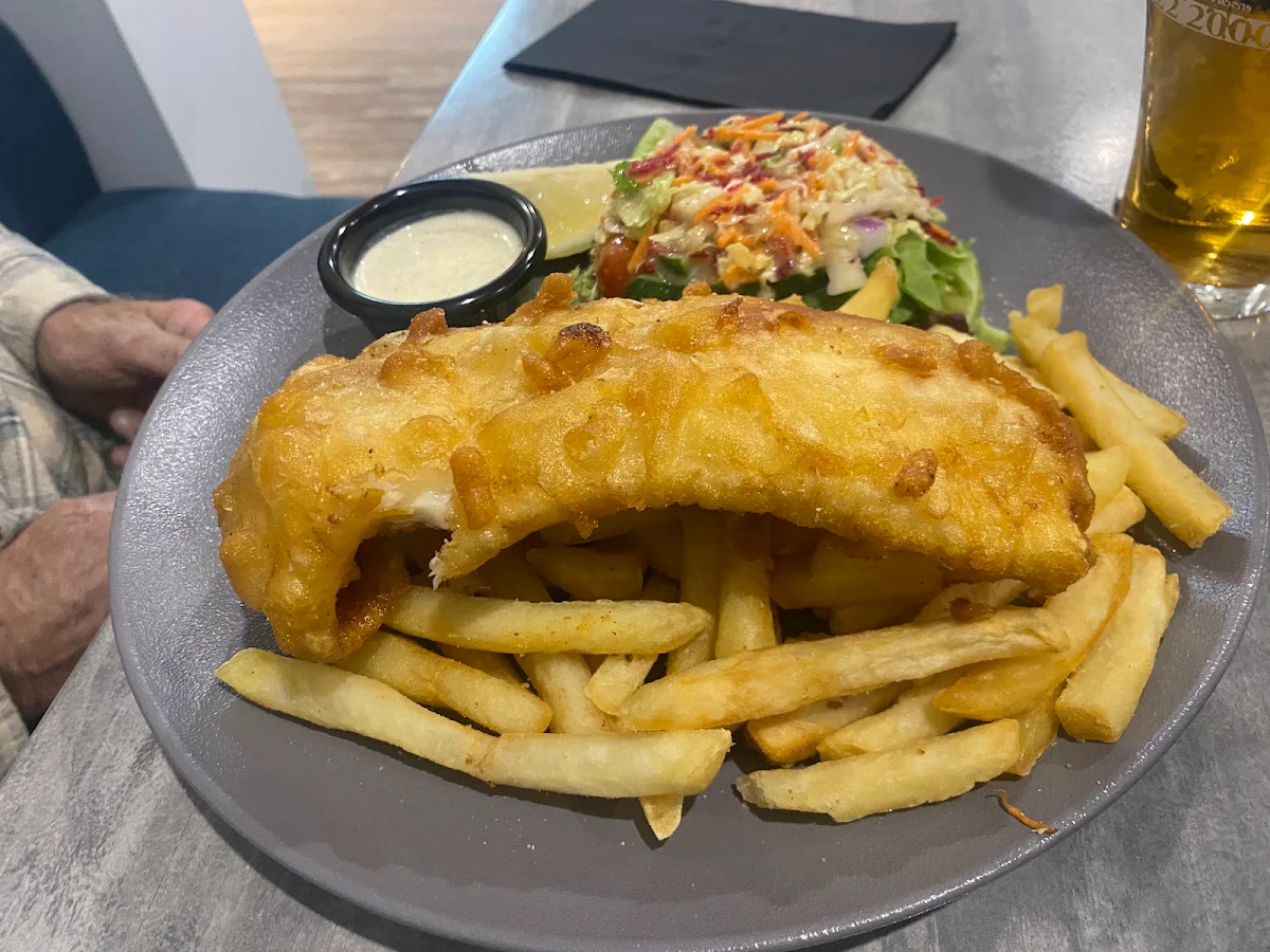 Chips & Salad, The White Lion Hotel