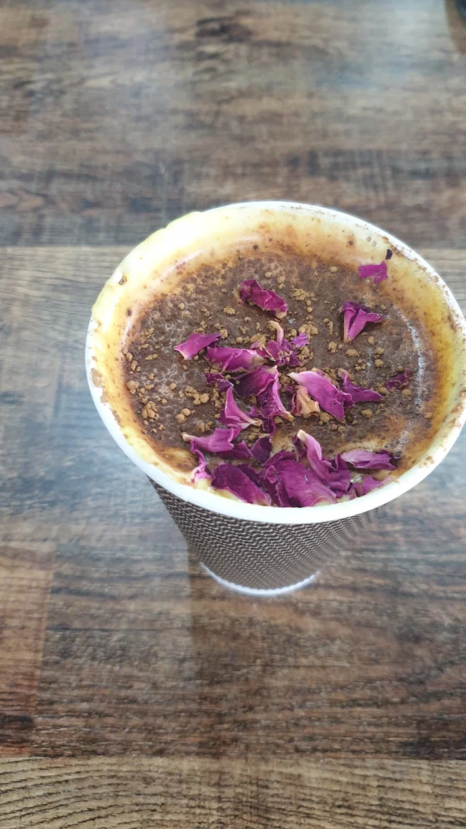 Tumeric Latte, Cherry Pie Café Kebab & Burger
