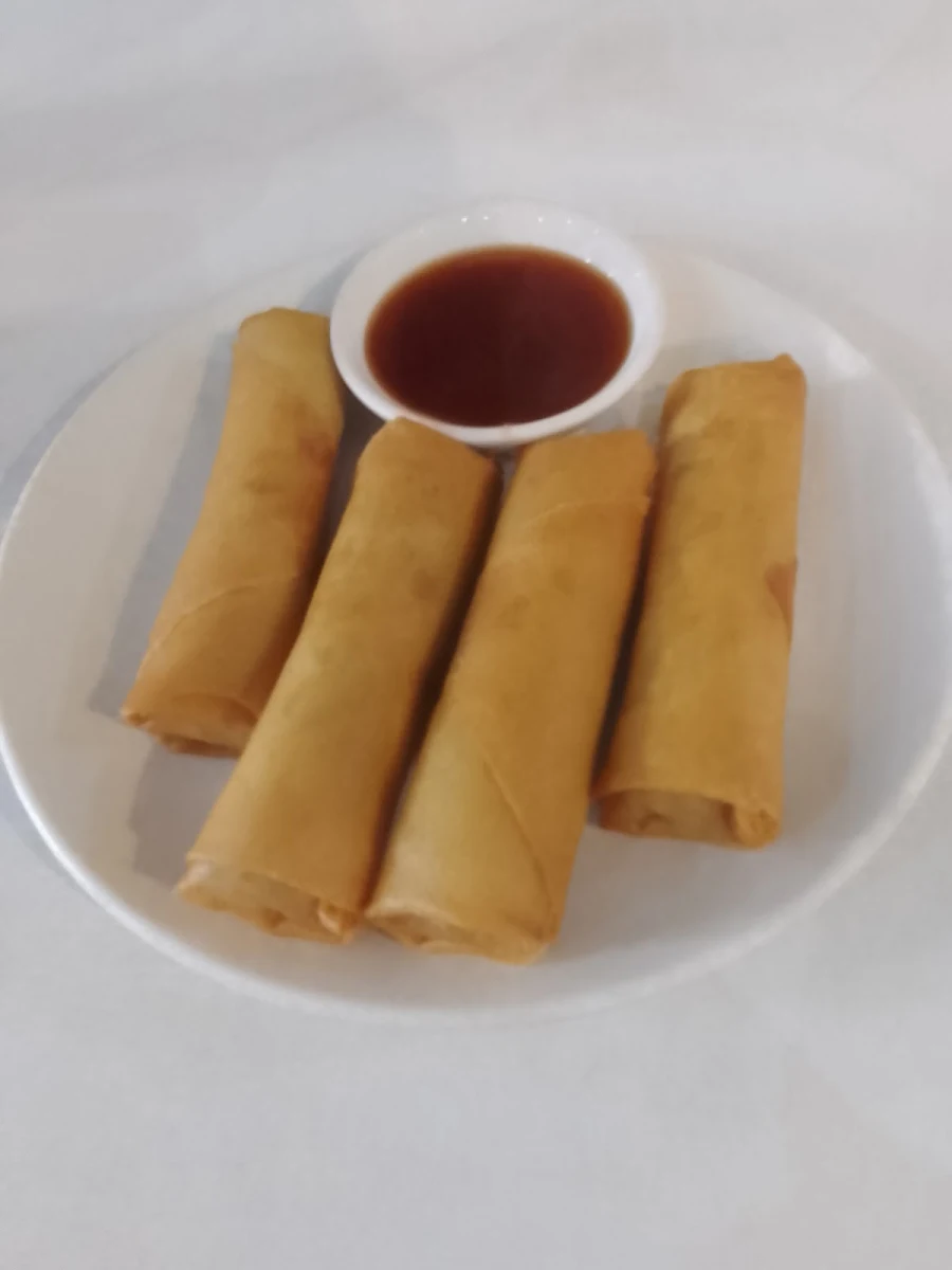 Spring Rolls, Loving Hut Brisbane
