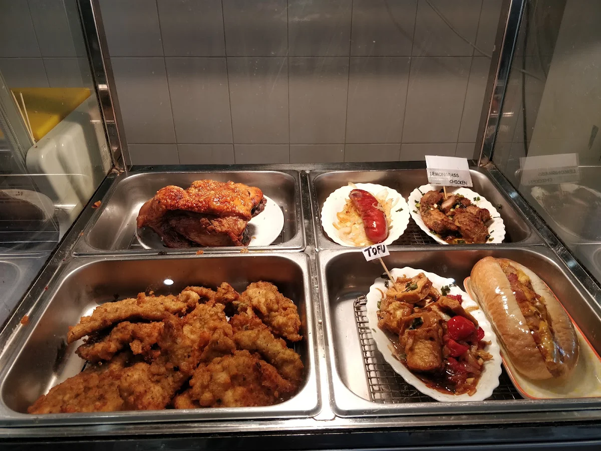 Chicken Schnitzel Roast Pork Lemongrass Tofu Lemongrass Chicken