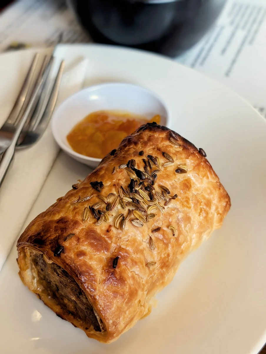 Pork Sausage Rolls with Apple and Fennel