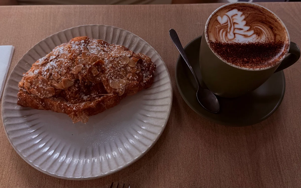 Cappuccino N Almond Croissant