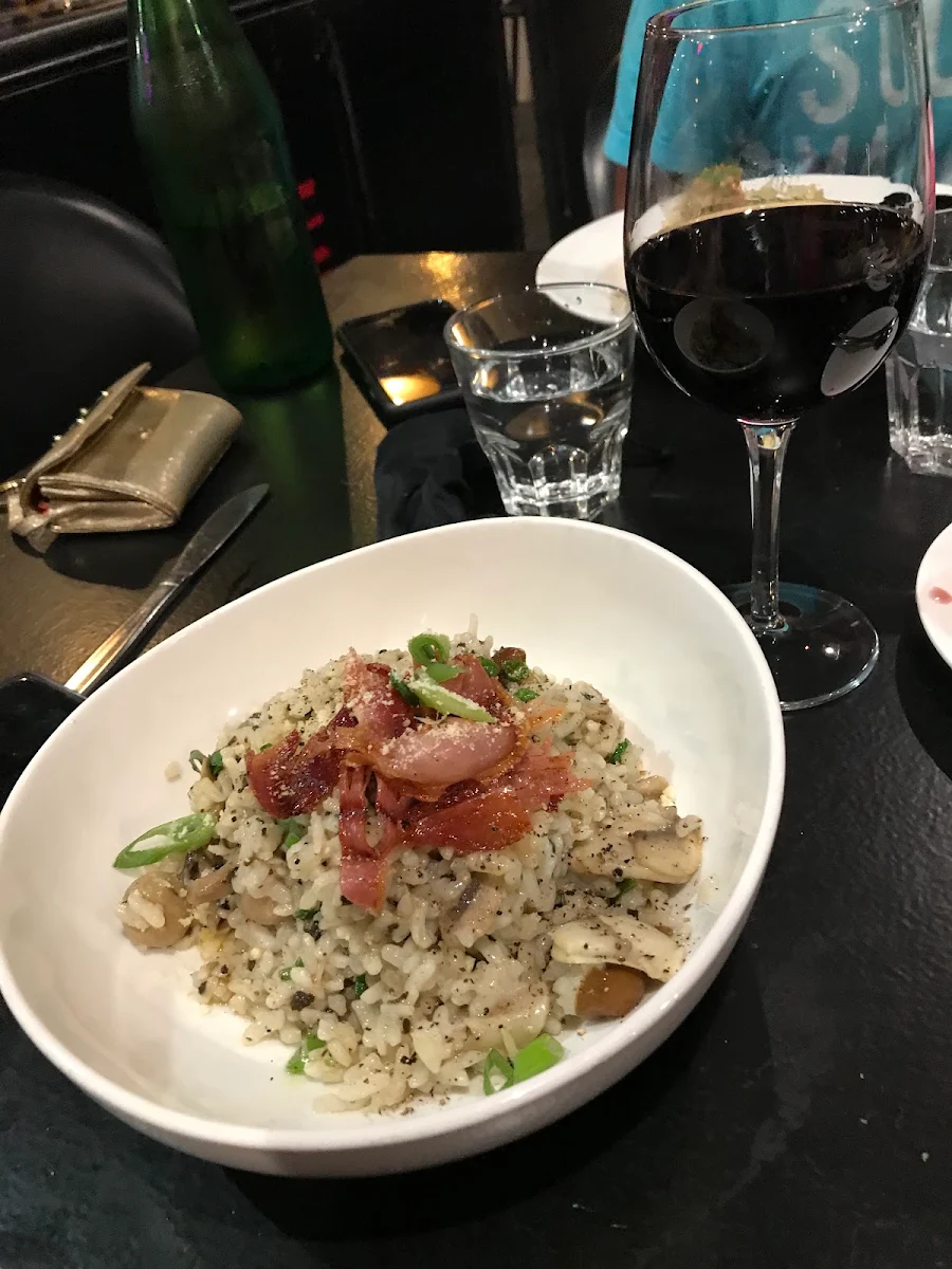 Mushroom Risotto, Luna Rossa Italian Restaurant