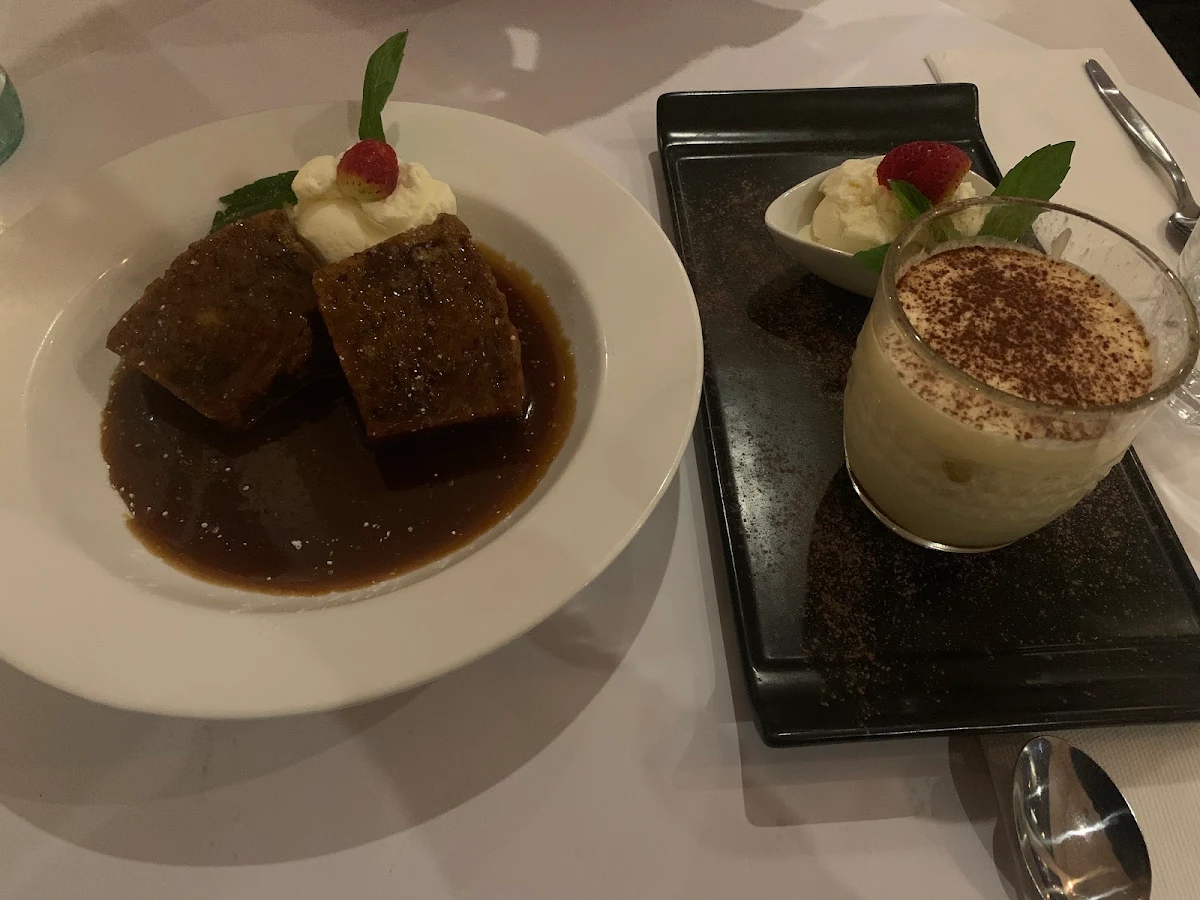Sticky Date Pudding, Luna Rossa Italian Restaurant