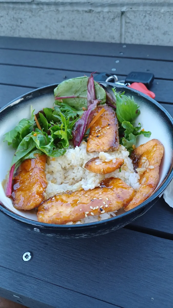 Teriyaki Salmon, Cafe Minnie