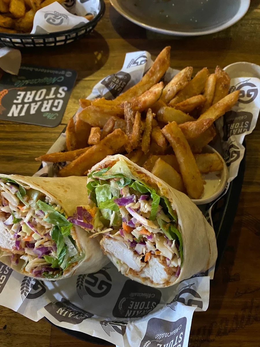 Chicken Wrap with Chips