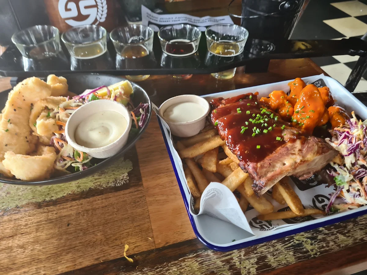 Pork Ribs and Buffalo Wings