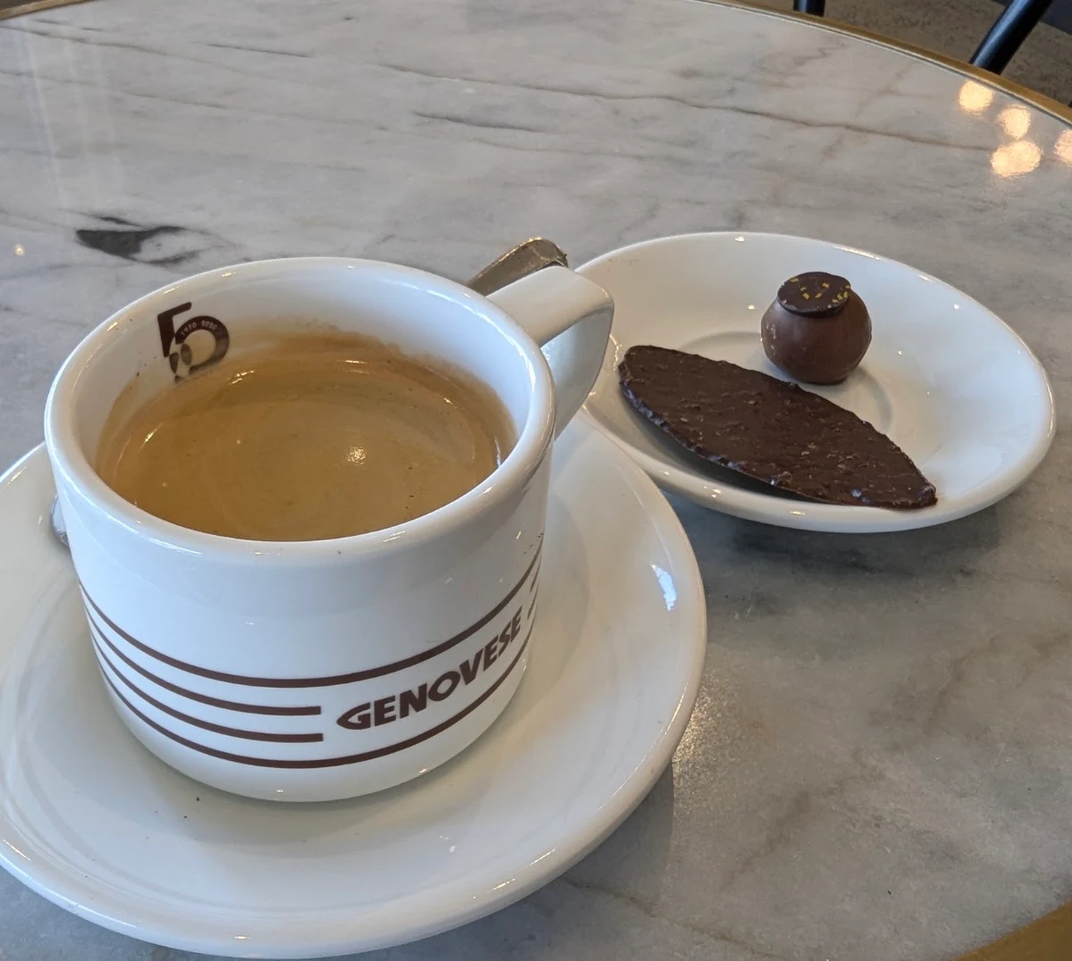 Long Black Coffee and Salted Caramel Chocolat