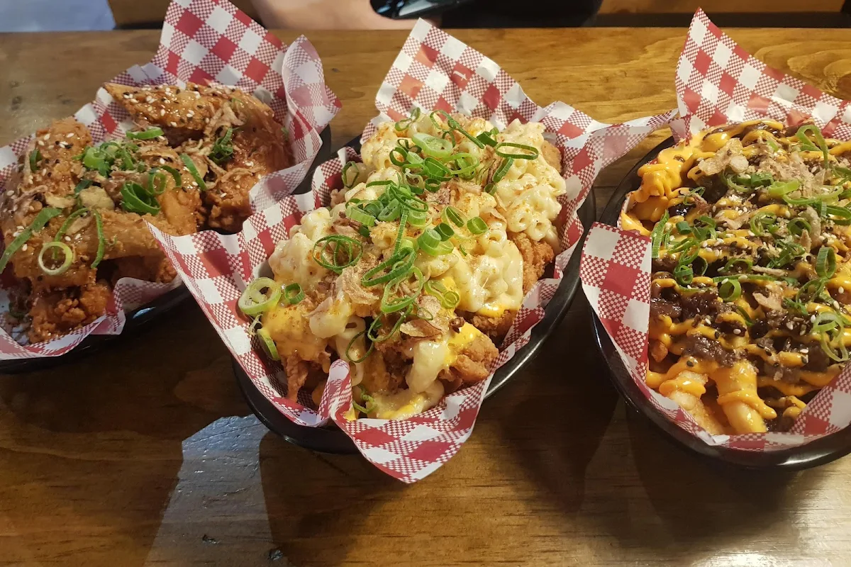 Wings Loaded Popcorn Loaded Fries