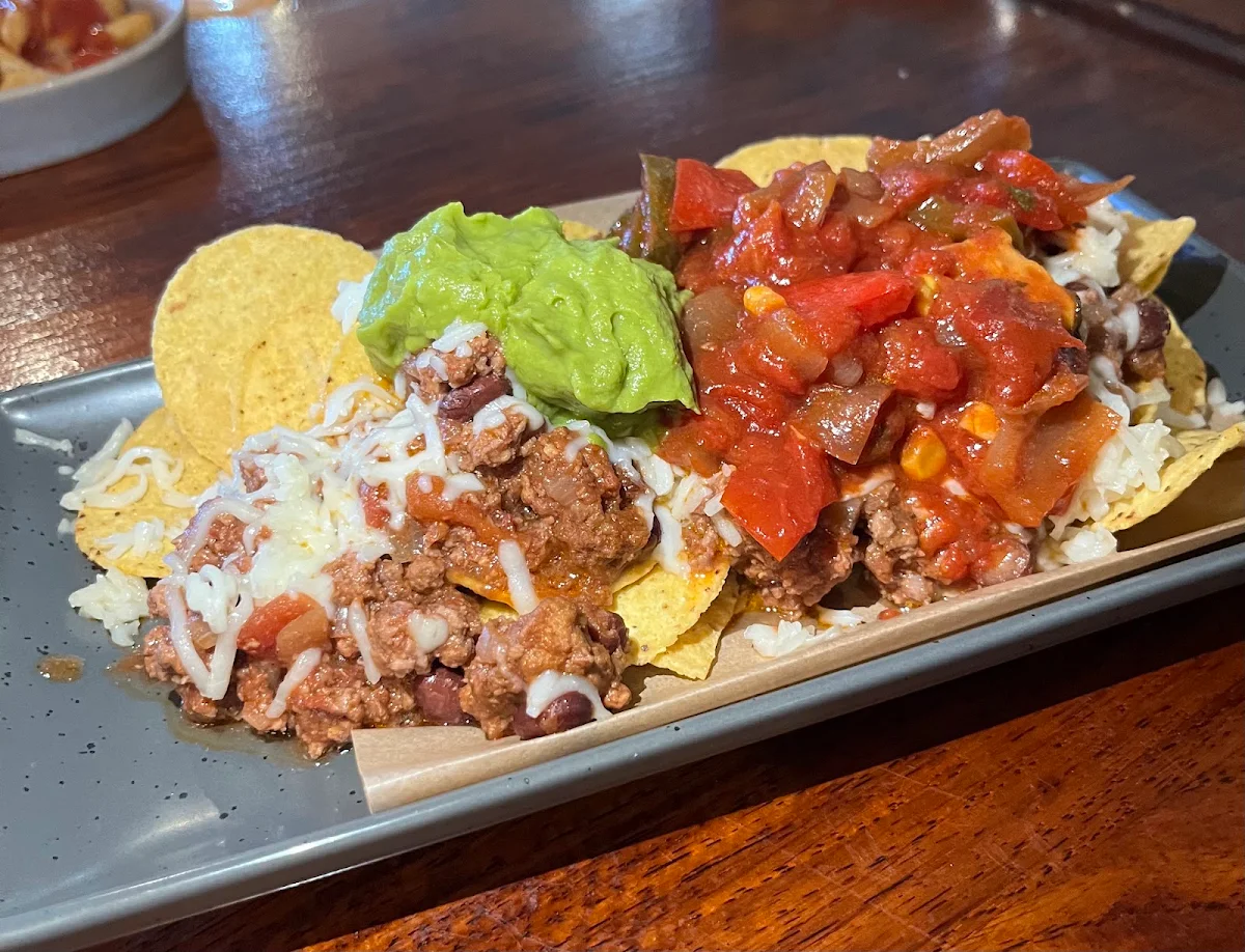 Pulled Beef & Bean Nachos