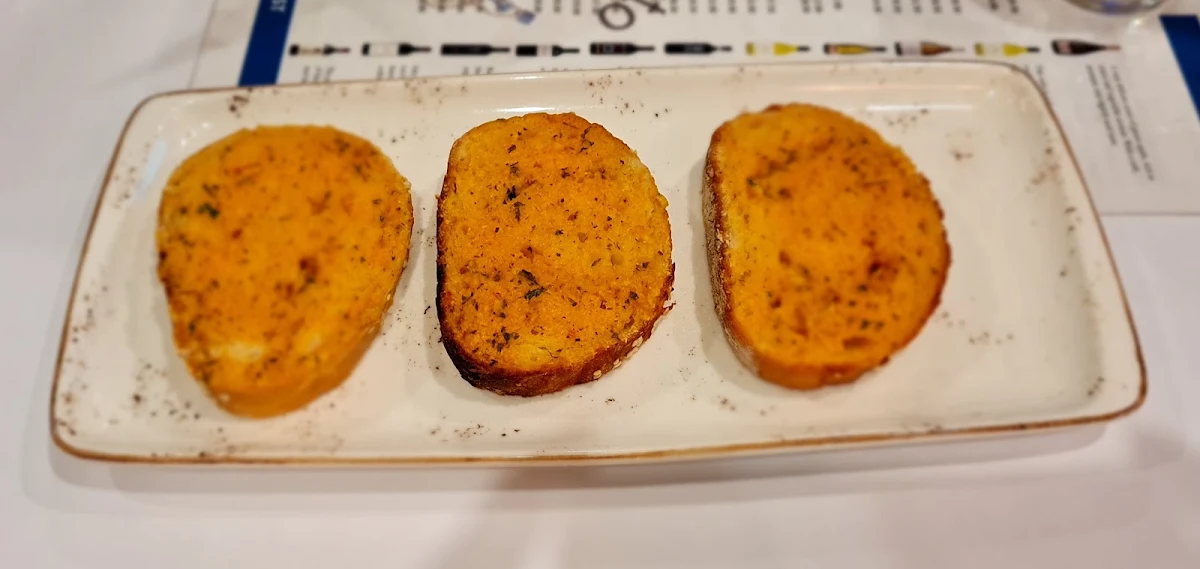 Garlic Bread, Café Corretto – Italian Restaurant