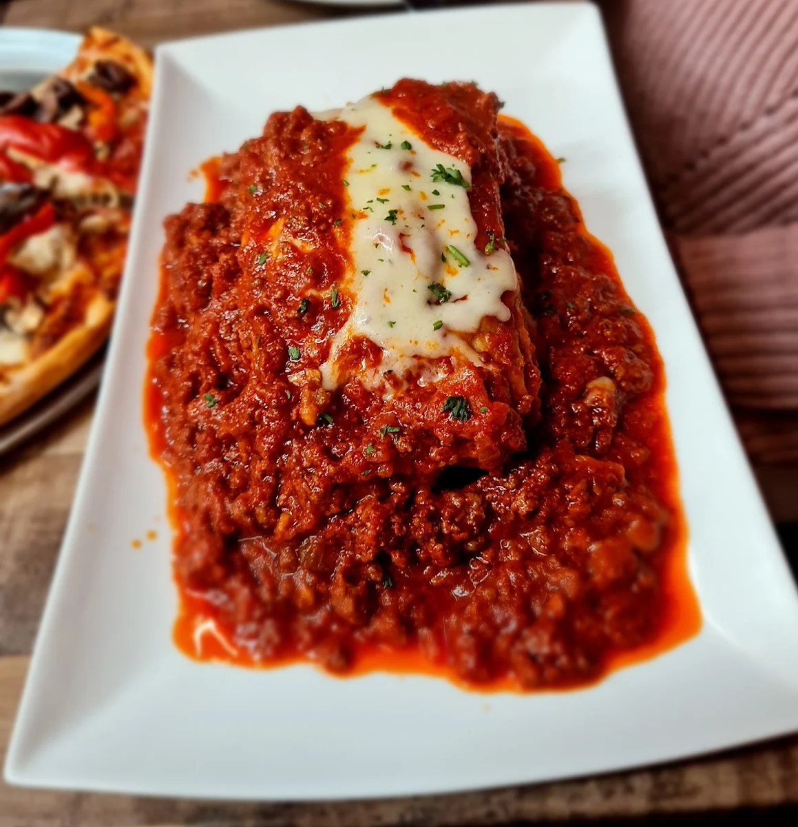 Lasagna, Café Corretto – Italian Restaurant