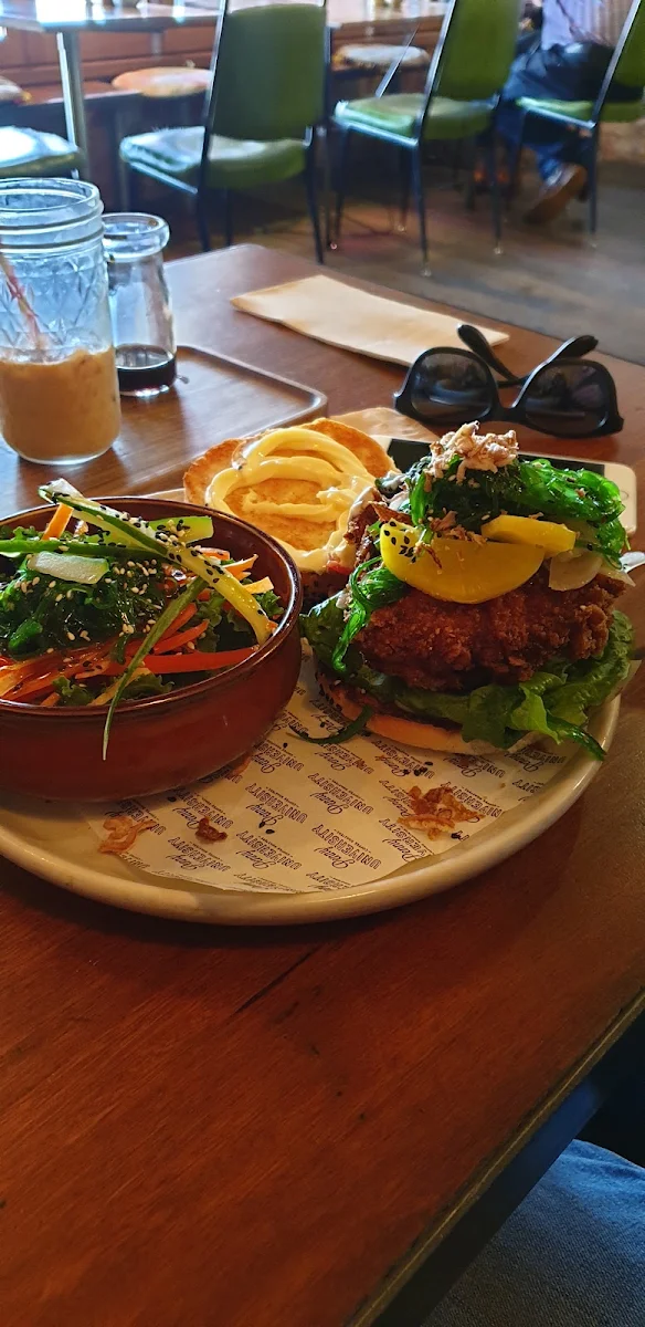 Asian Bushm an's Veggie Burger