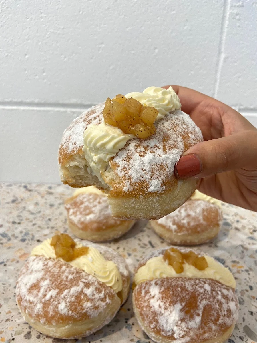 Fresh Cream & Jam Donut