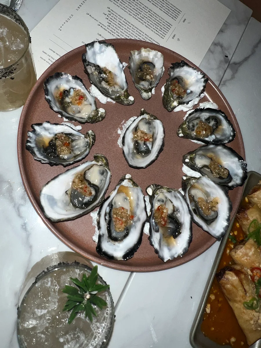 Freshly Shucked Oysters