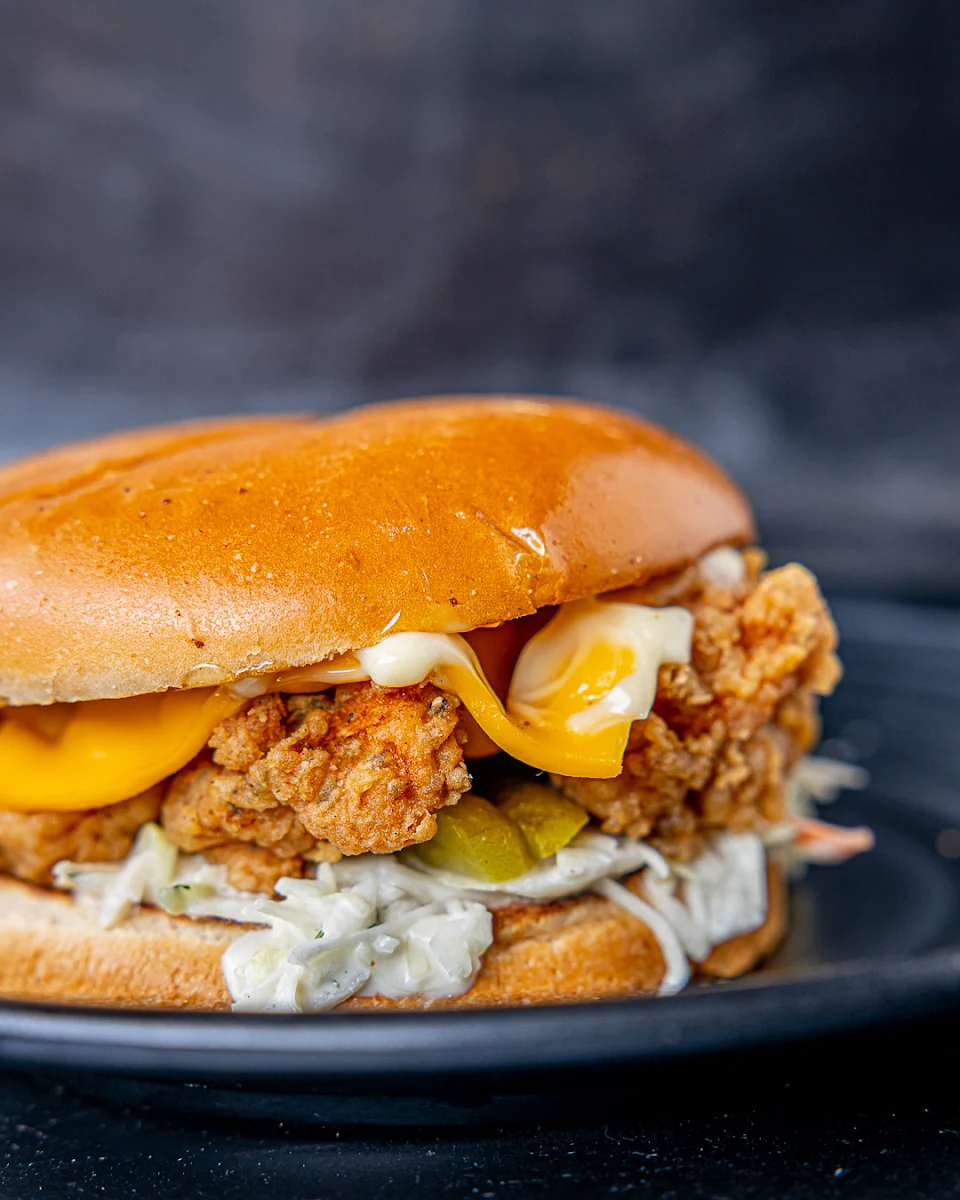 Crispy Burger, Al Tazah Charcoal Chicken - Regents Park