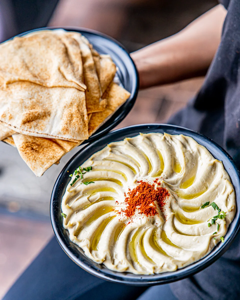 Hommous, Al Tazah Charcoal Chicken - Regents Park