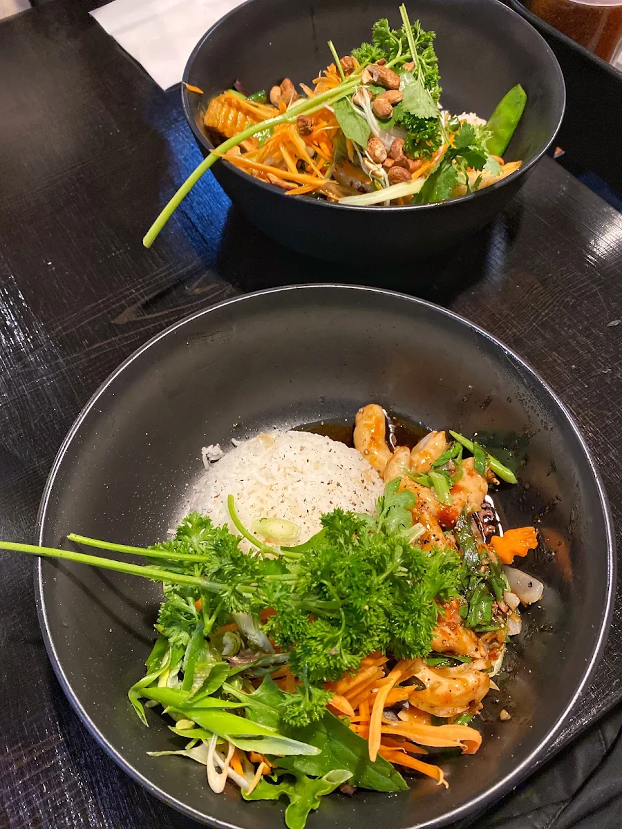 Vegan Garlic Prawns