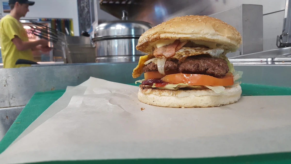 Burger, Agapi Fish & Chips