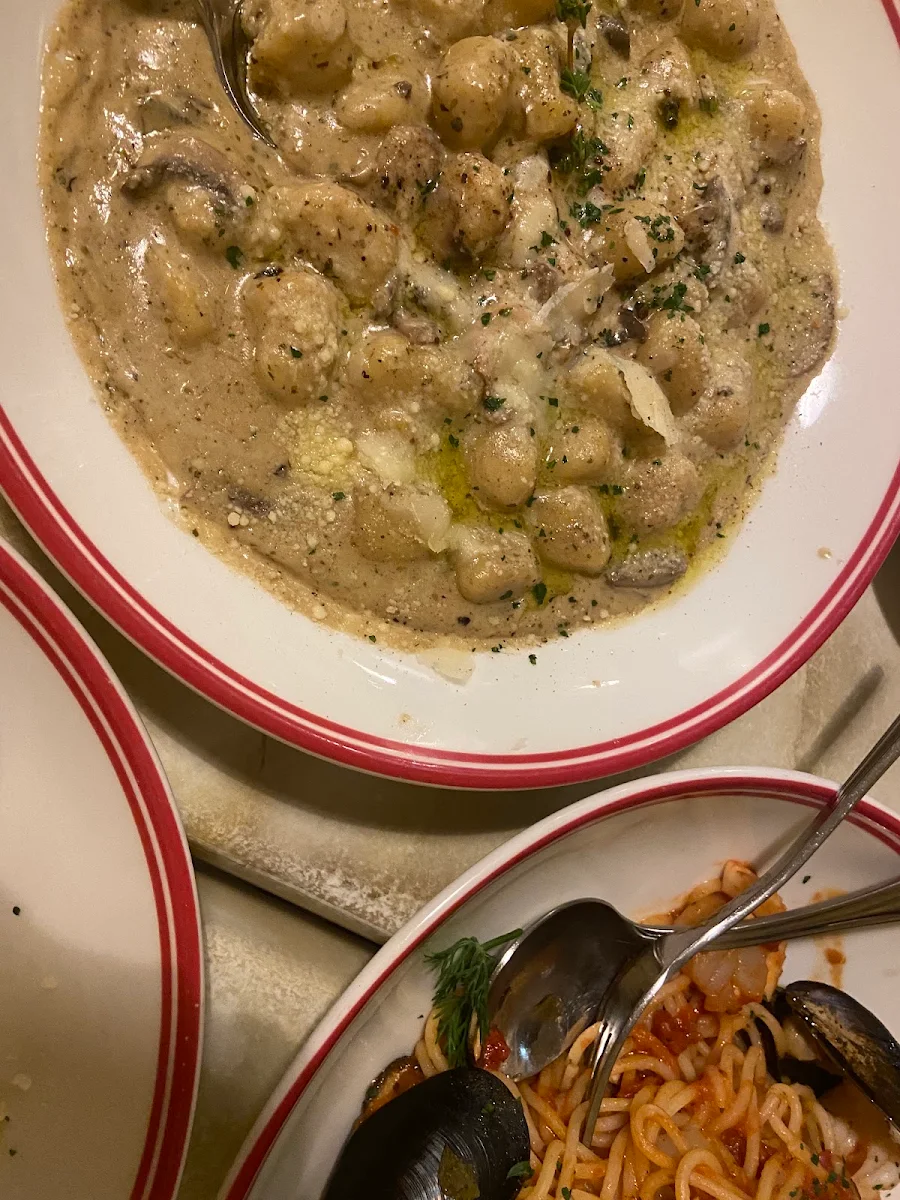 Gnocchi Mushrooms