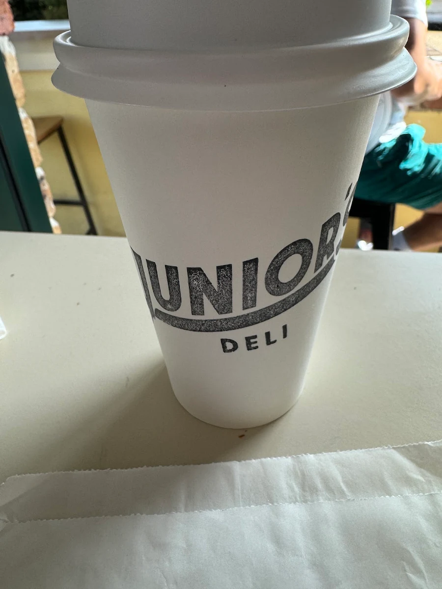 Batch Brewed Coffee, Junior's Deli - Sandwich & Burger Restaurant
