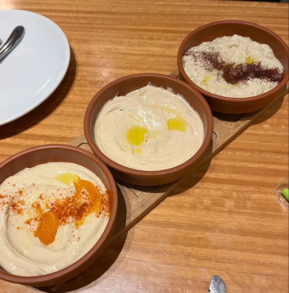 Bread with Dips, Cairo By Nights Restaurant & Bar