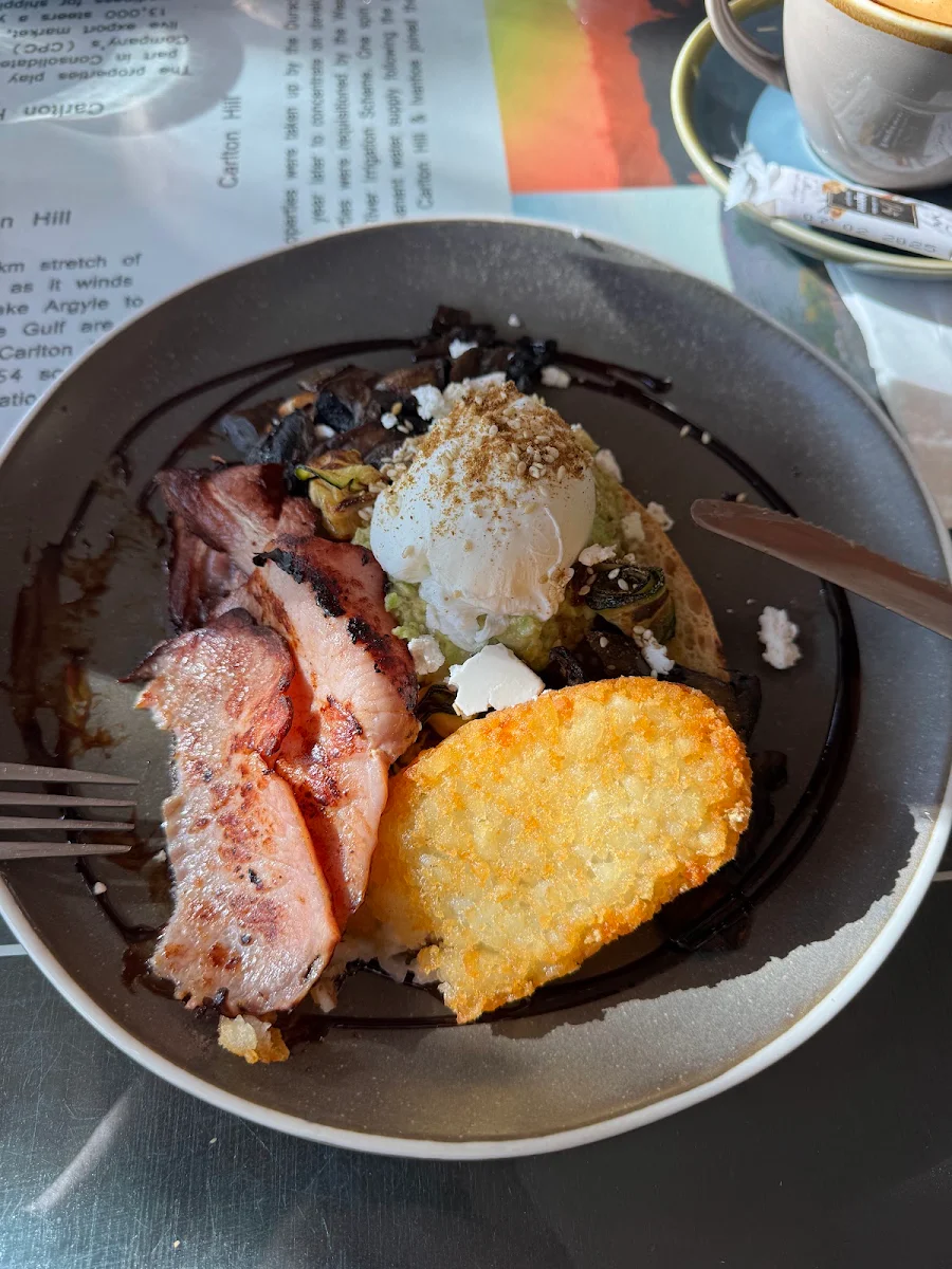 Bacon & Hashbrown, Kimberley Cafe
