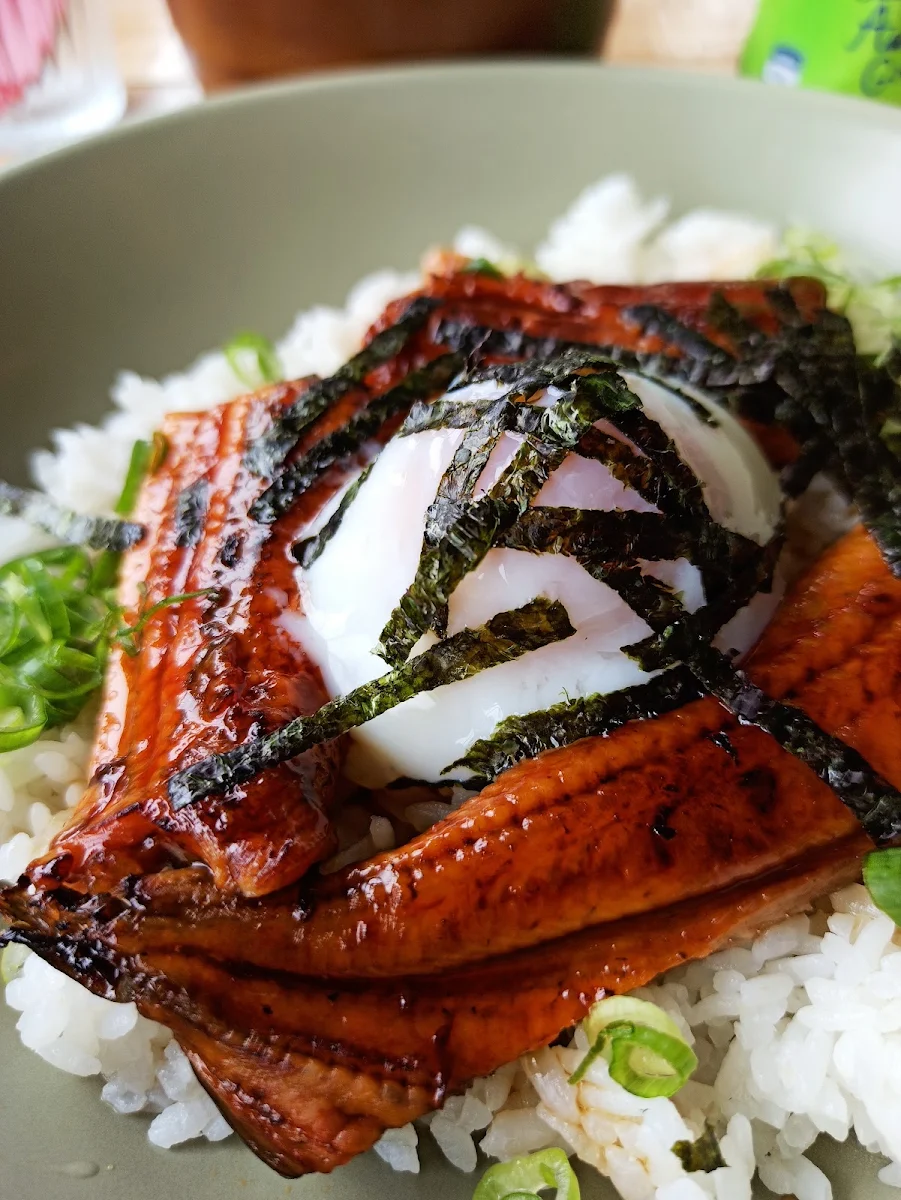 Unagi Donburi with Onsen Tamago