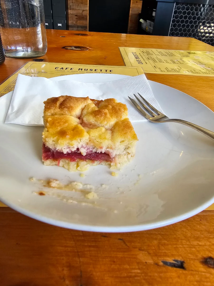 Rhubarb Slice