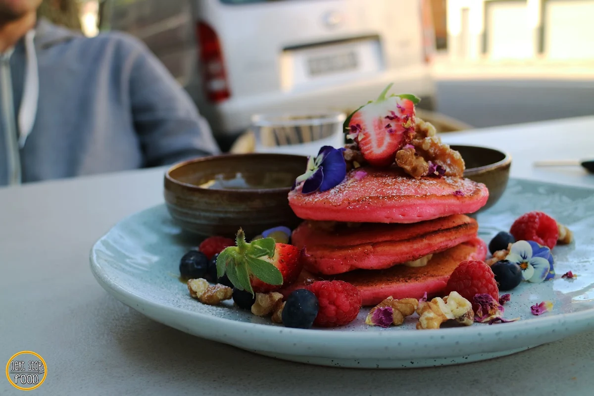 Wholemeal Rose Pancake Stack
