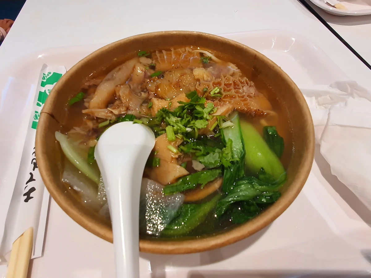 Beef Tripe and Tendon Noodle Soup
